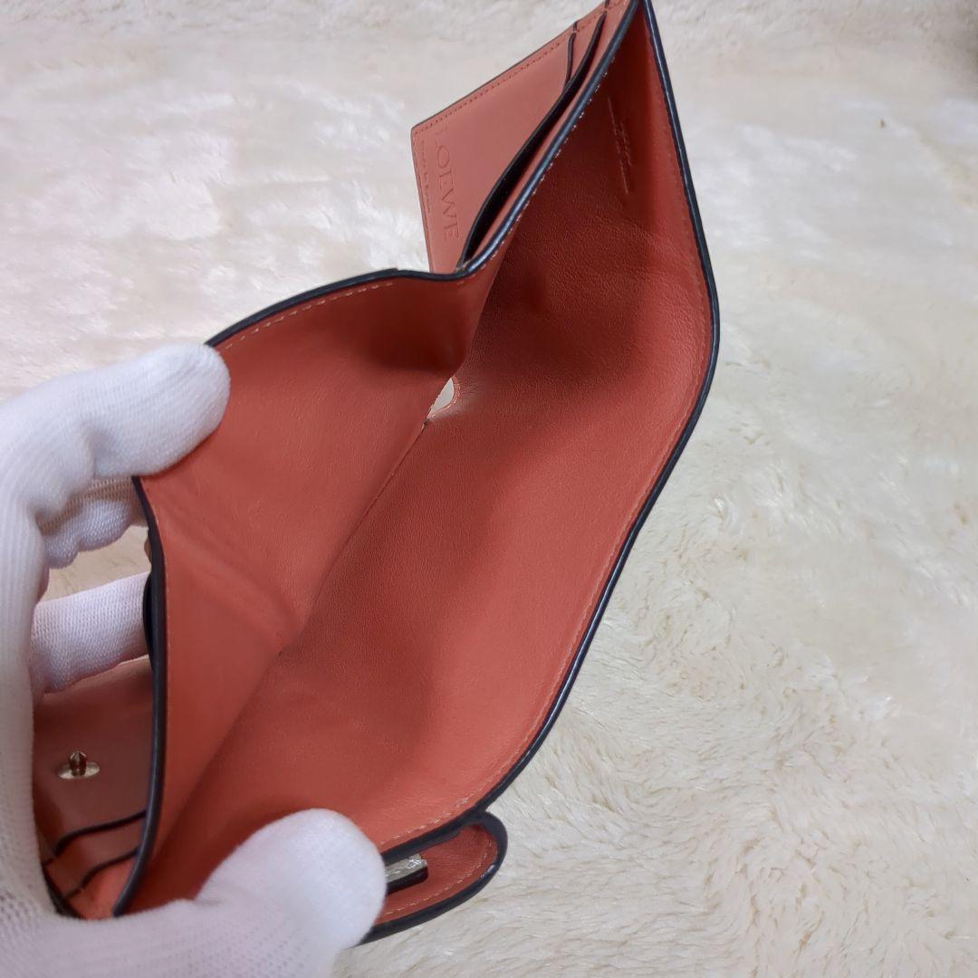 極美品︎✨ロエベ アナグラム トライフォールド 三つ折り財布