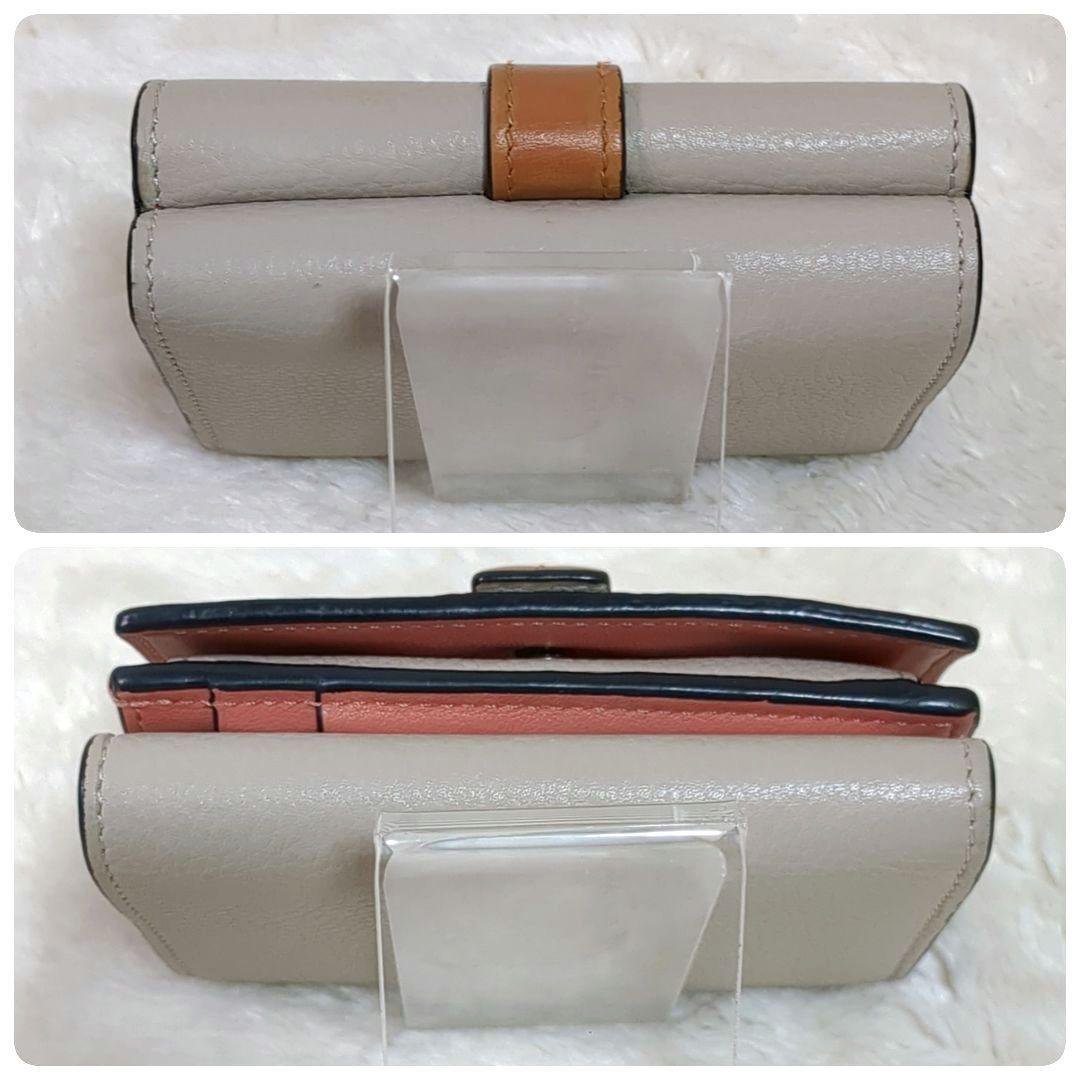 極美品︎✨ロエベ アナグラム トライフォールド 三つ折り財布