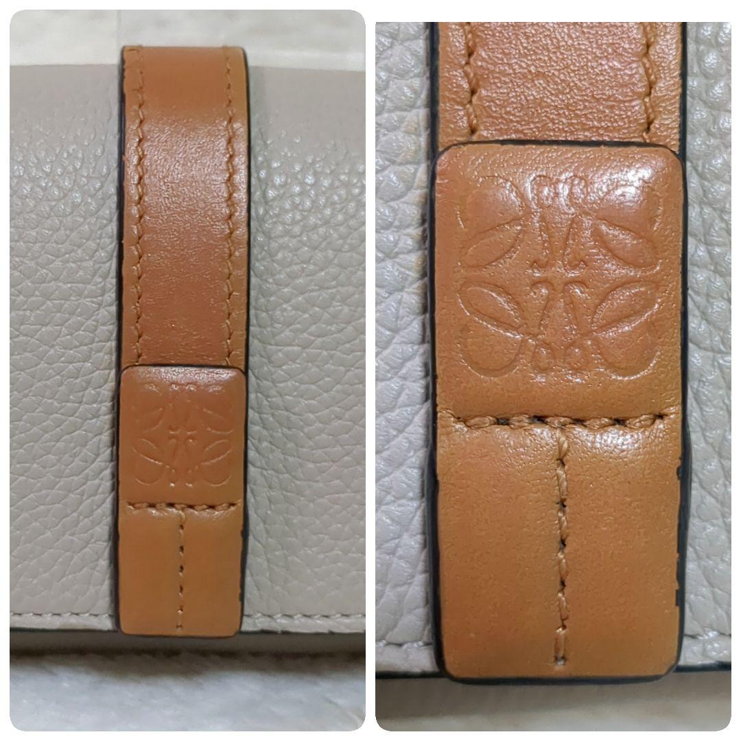 極美品︎✨ロエベ アナグラム トライフォールド 三つ折り財布