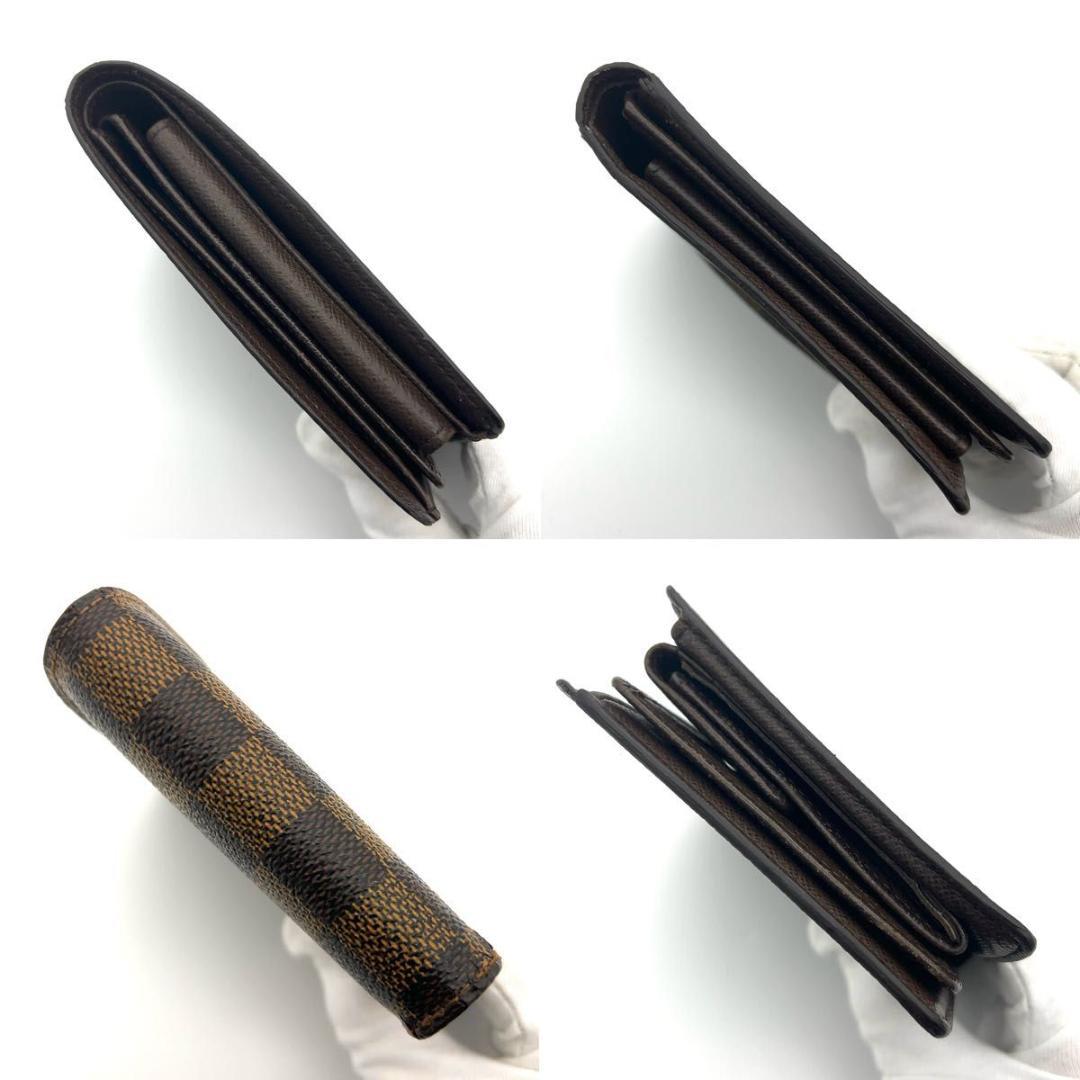 ルイヴィトン ダミエ 二つ折り財布 フロリン パスケース窓付 男女兼用