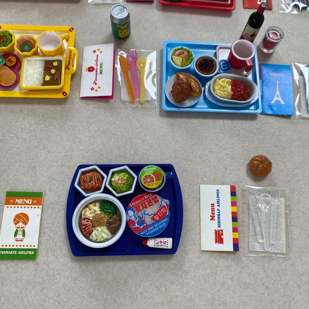 リーメント　 メガハウス　世界の機内食　全8種類