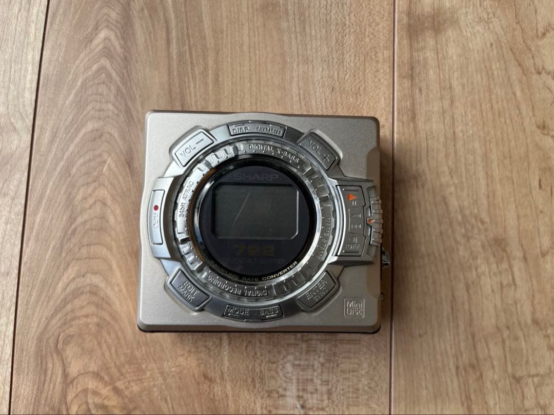 SHARP MD-S722 ポータブルMDプレーヤー　レコーダー