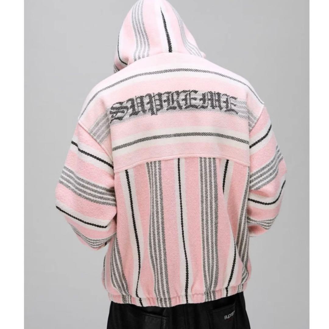 ジャケット・アウター supreme Woven Stripe Hooded Jacket