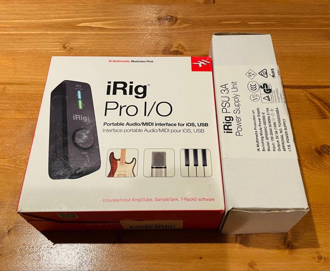 iRig Pro I/O 別売アダプタ iRig PSU 3A 付き