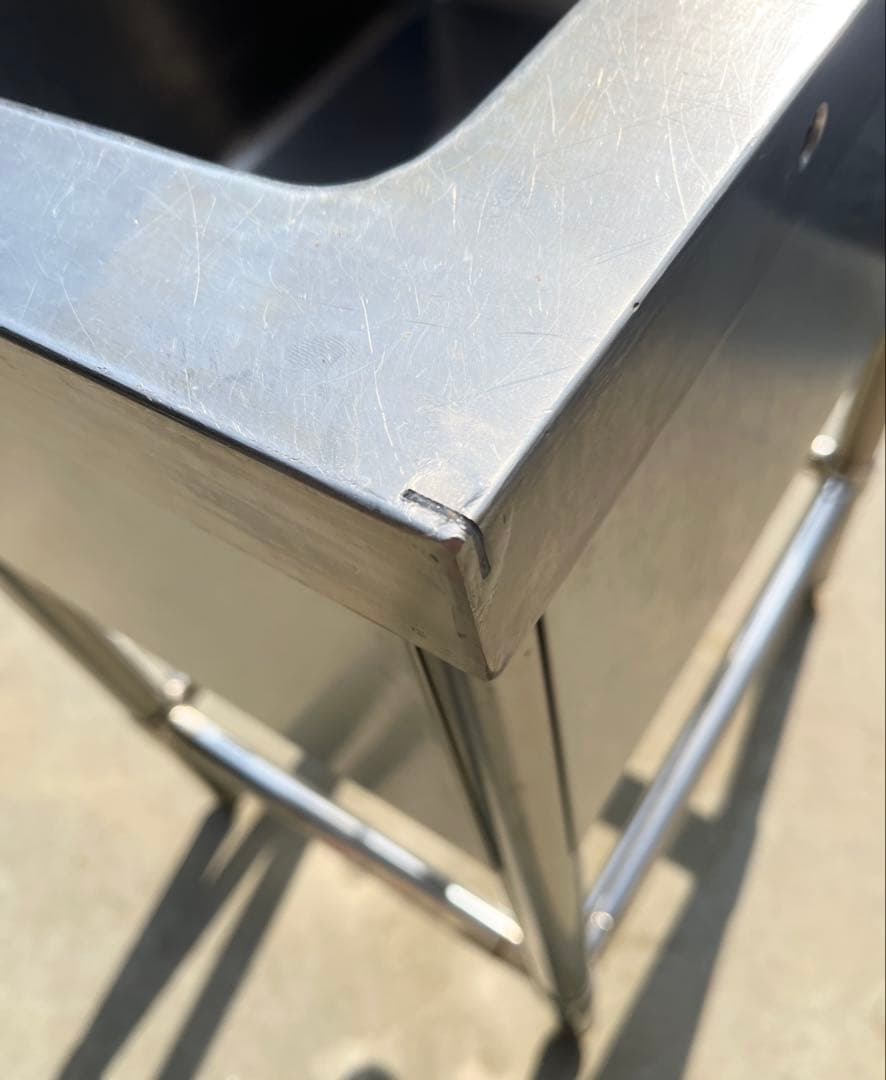 ステンレス1槽シンク 流し台 業務用　450×600×80