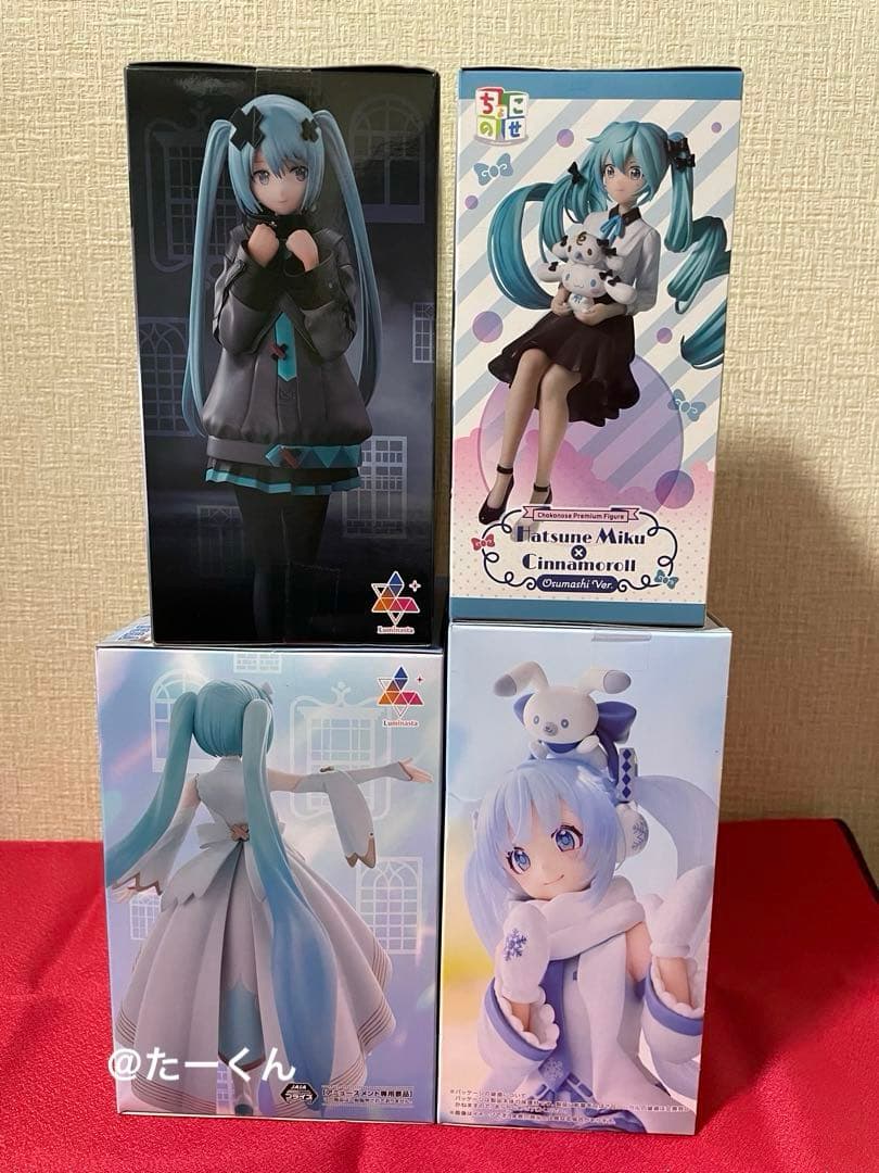 開かれた窓のセカイの初音ミク　雪ミク　フィギュア