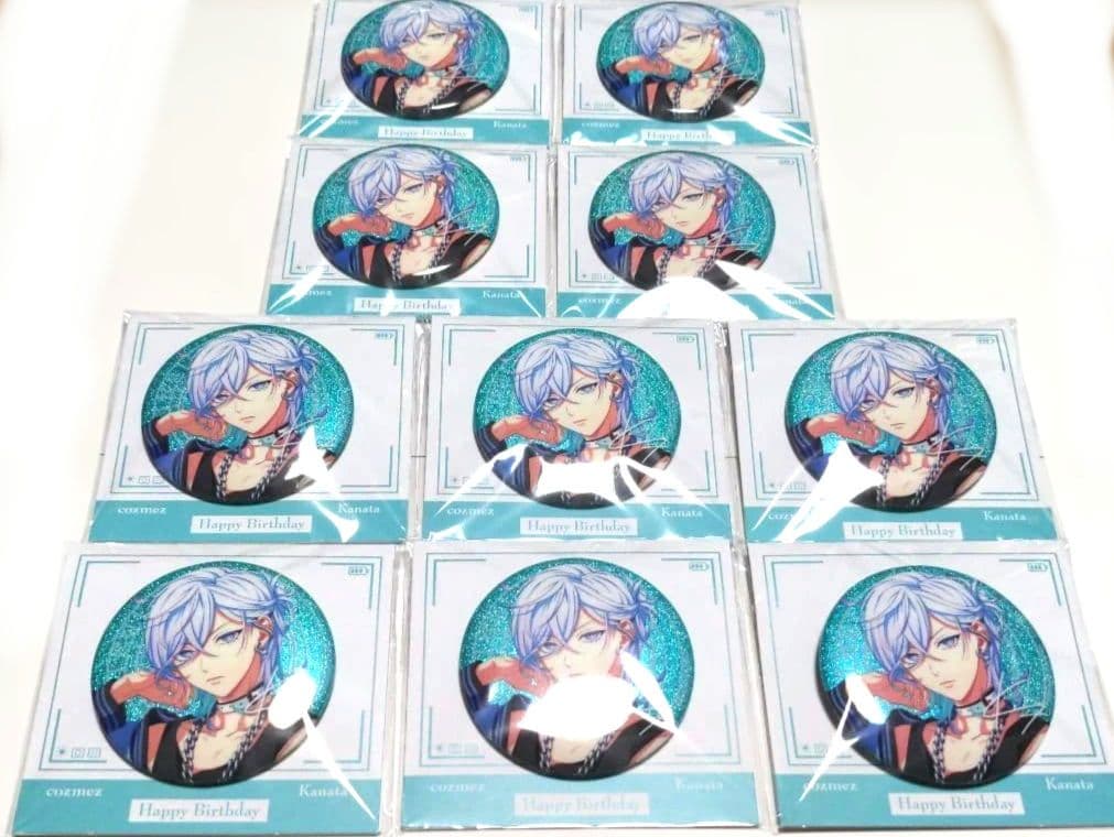 パラライ　バースデー　2024 グリッター缶バッジ　矢戸乃上珂波汰