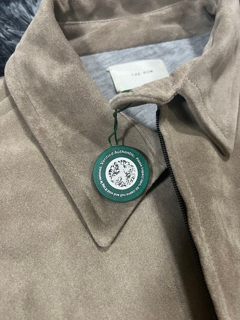 The Row Ronan suede レザージャケット