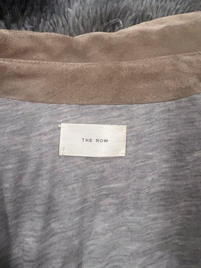 The Row Ronan suede レザージャケット