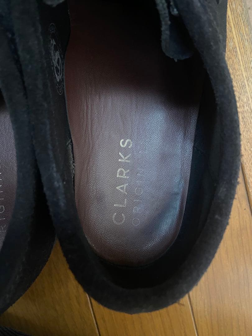 クラークス　ワラビー　ブラック　Clarks