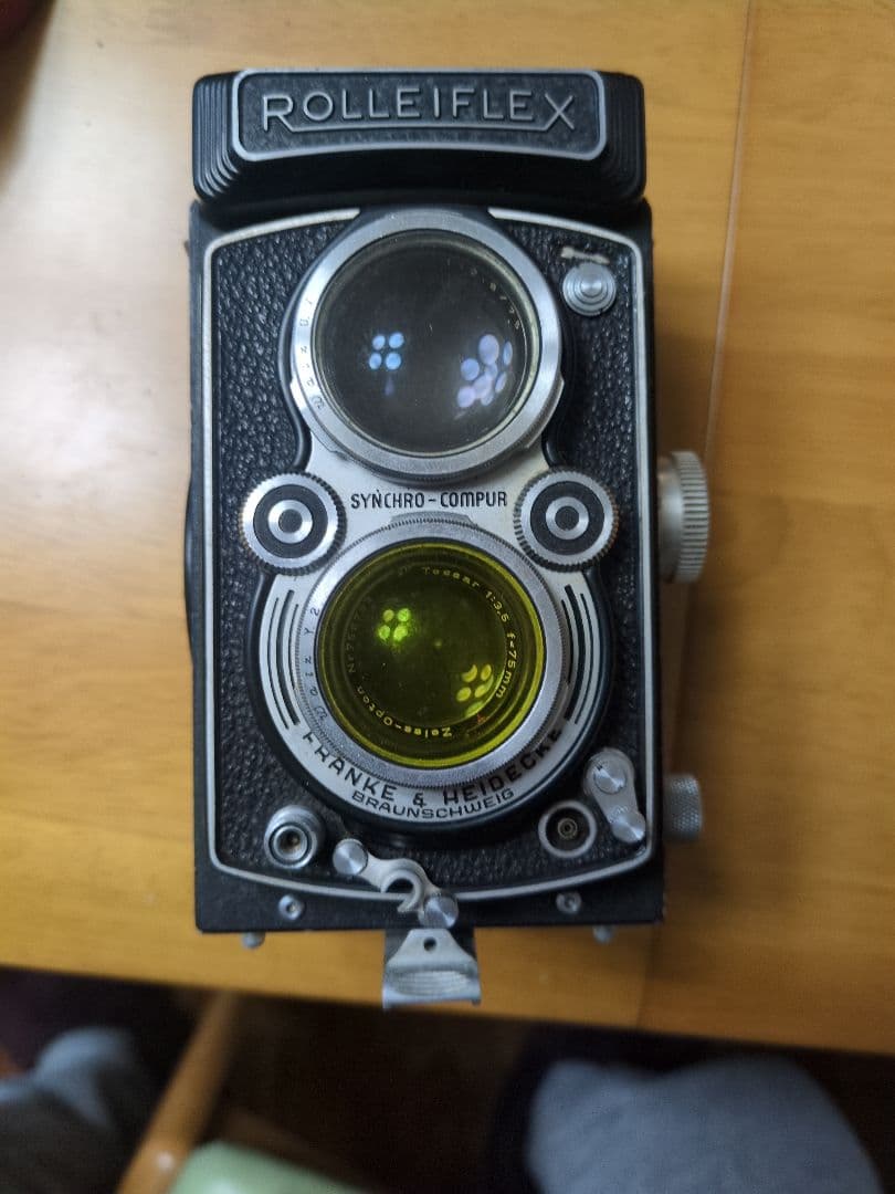 ジャンク　ローライフレックス Tessar 75mm f3.5 二眼レフ 現状品