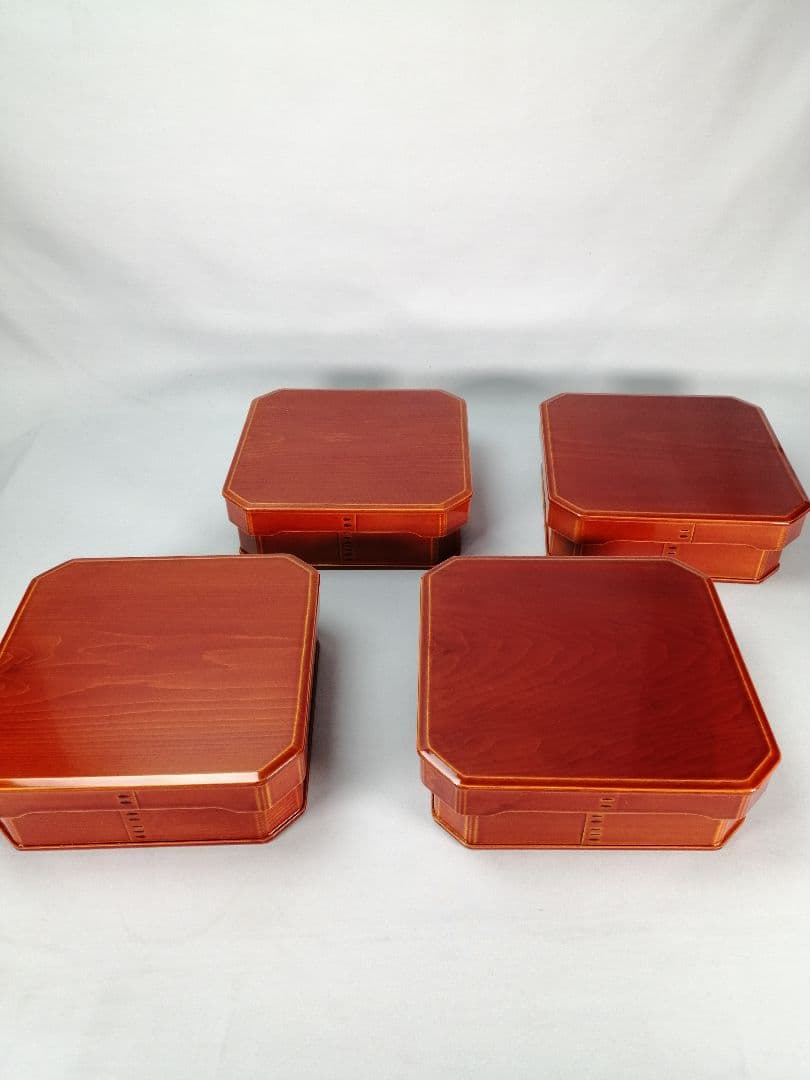 【茶事道具】春慶塗大徳寺重　重箱、弁当箱、主菓子　懐石道具