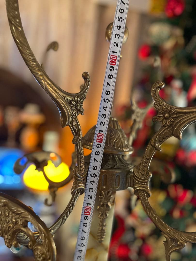 大理石 真鍮　ハンガーラック　コートハンガー