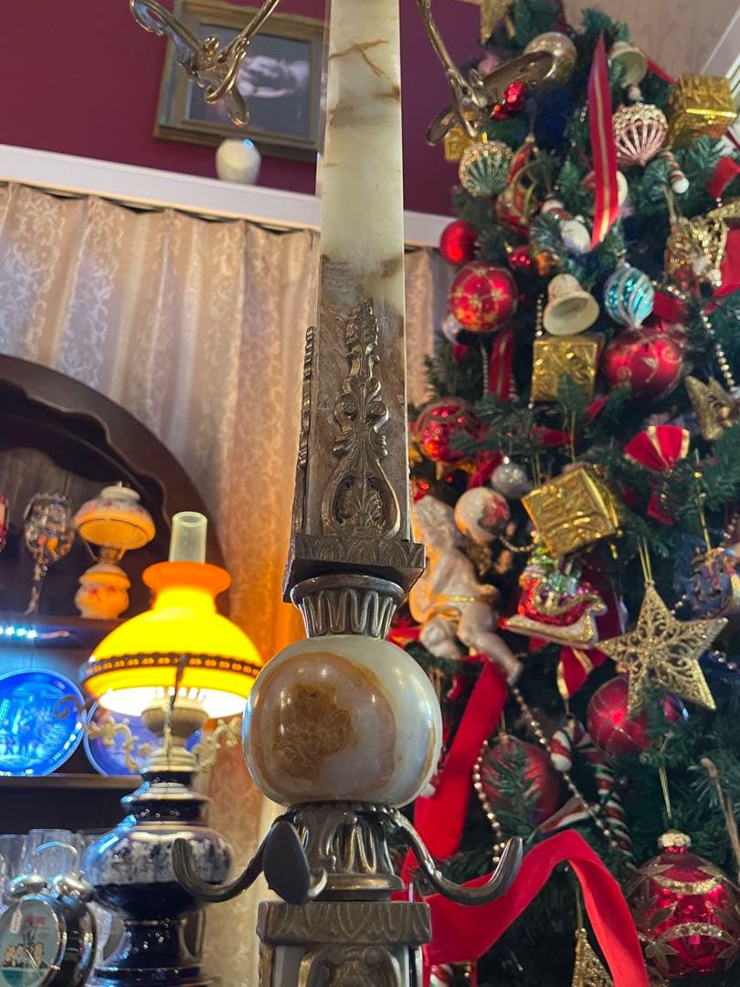 大理石 真鍮　ハンガーラック　コートハンガー