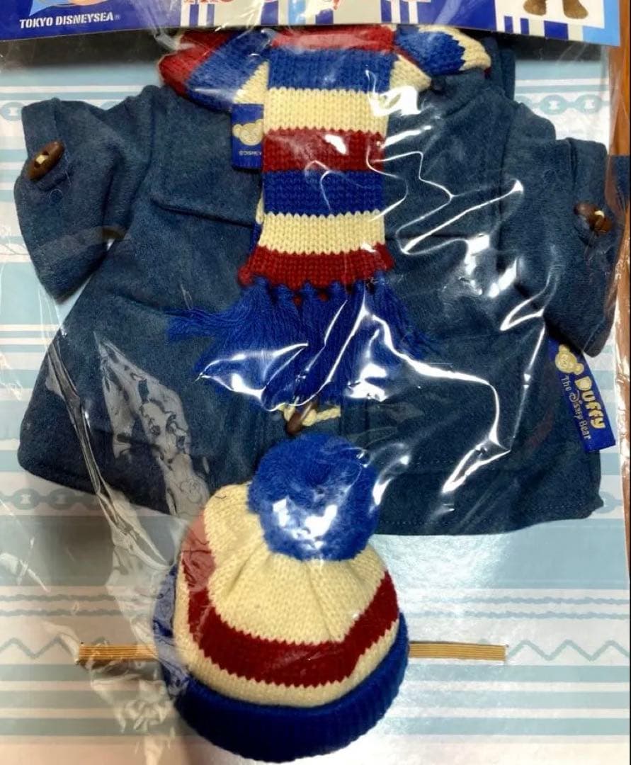 ダッフィー　シェリーメイ　ぬいぐるみコスチューム　夏・冬用4点セット