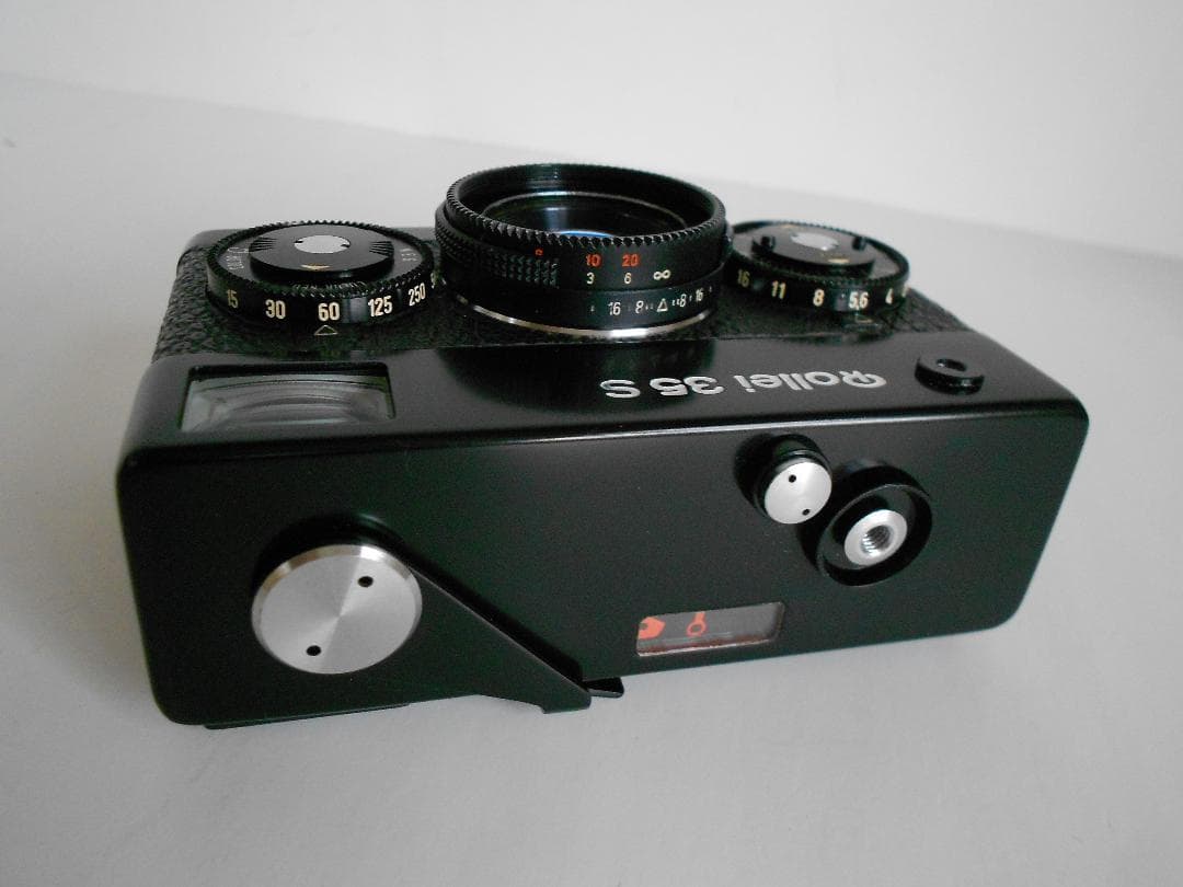 d*7様 美品　ローライ35S　フラッシュ121BC　革ケース付　ブラック　希少