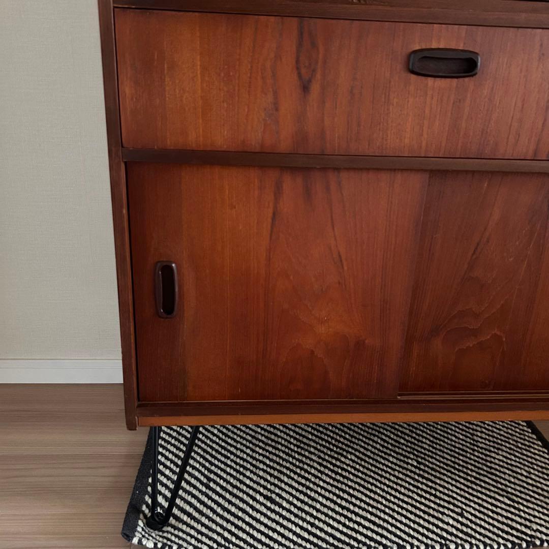 【希少】英国ヴィンテージ チーク材 ライティングビューロー1960s