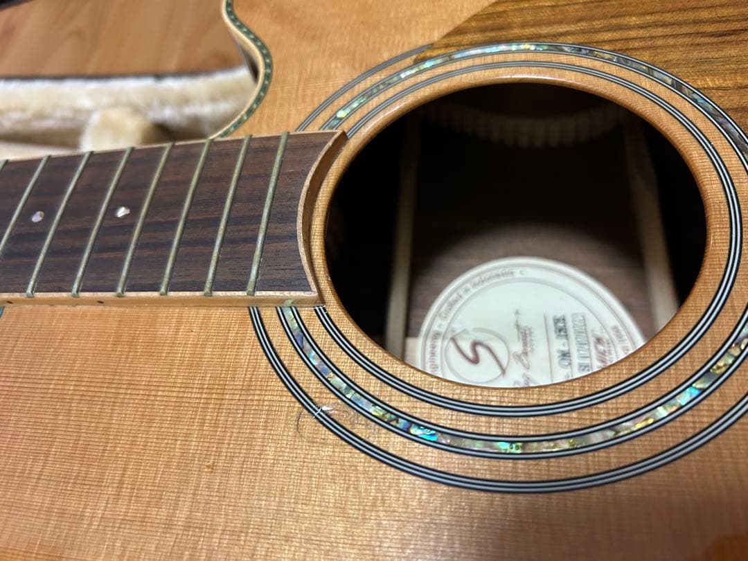 Samick Greg Bennett OM-15CE ハードケース付き