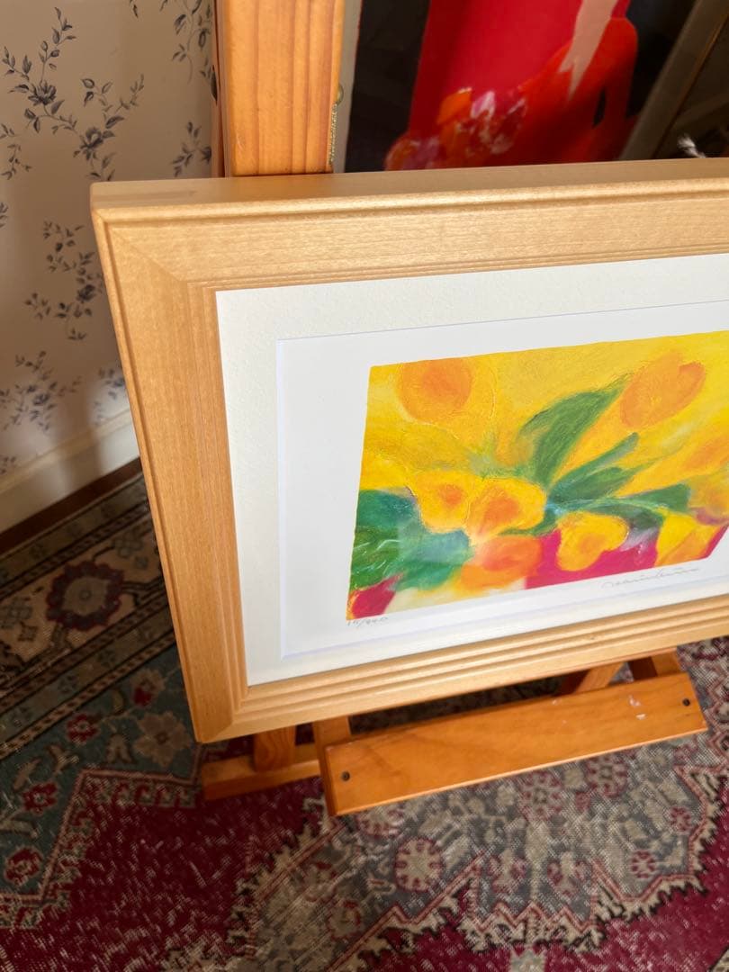 額入り版画　ジニー・キム　エディション番号、サイン有り　新品額