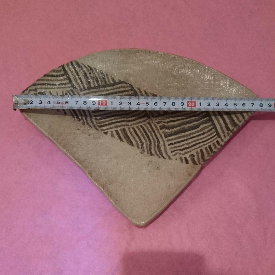 初代 双鶴 作 練込 皿