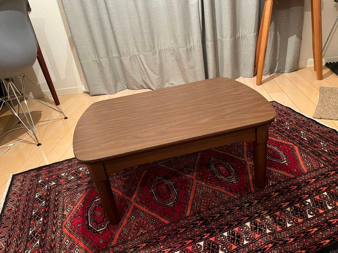 アンティーク ローテーブル チーク材 70年代製