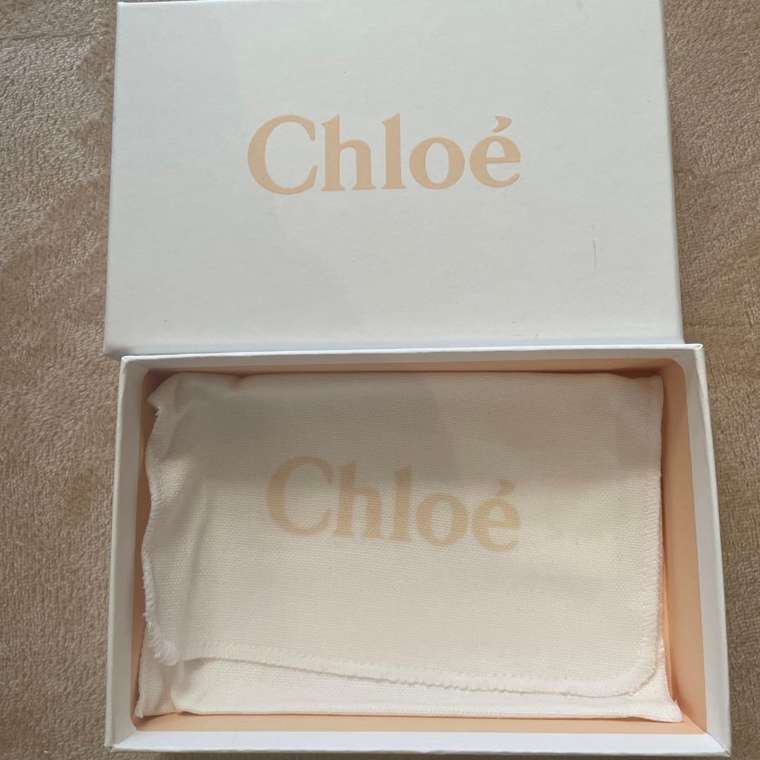 Chloé 三つ折り財布 クリーム