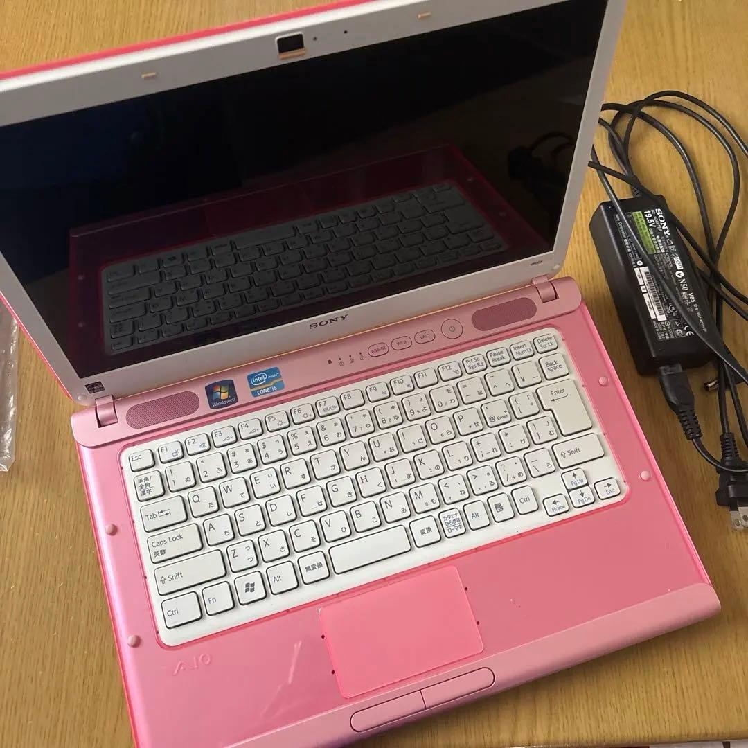 SONY VAIO PCG-61813N ノートPC ノートパソコン　ピンク