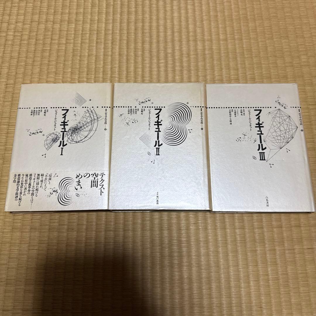 原*亮様 フィギュール　I～III　全３巻揃　ジェラール・ジュネット