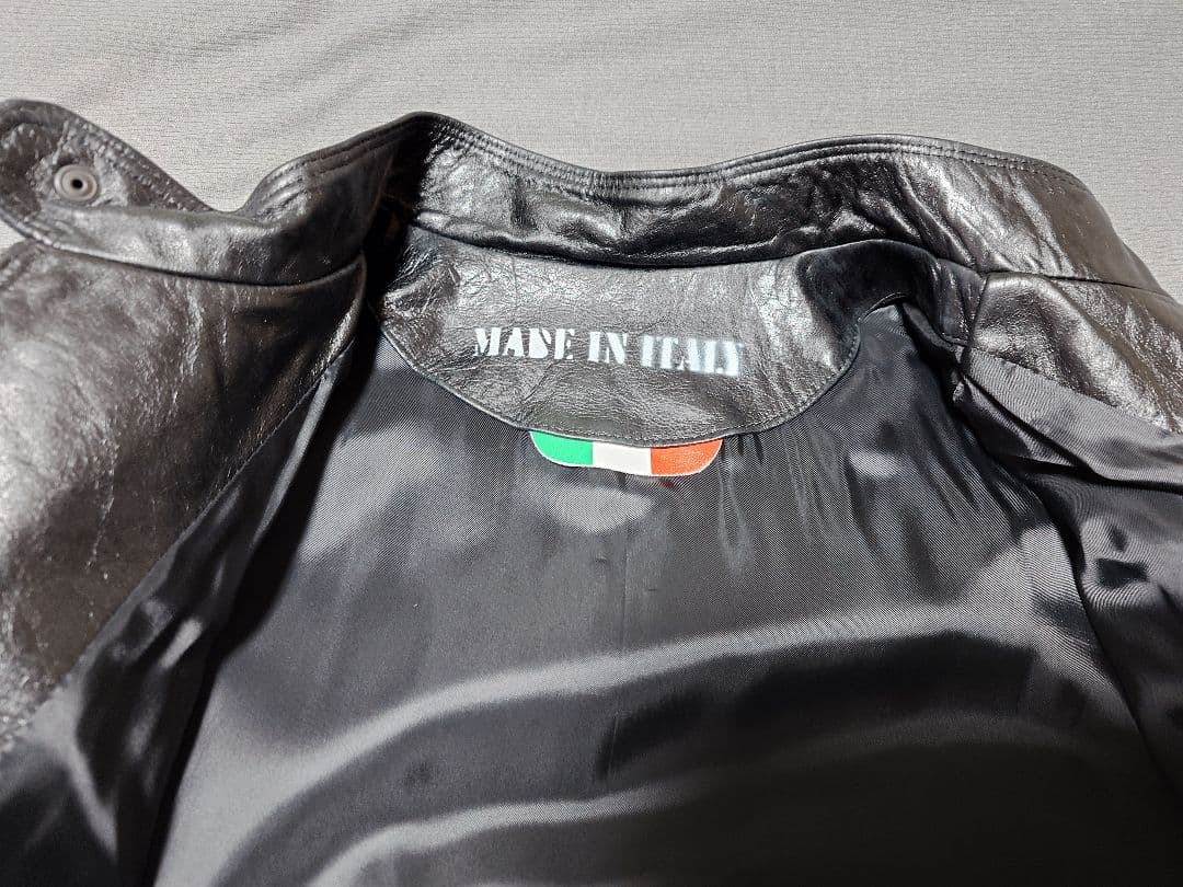 BROTINI シングルライダースジャケット NERO 54/XXL