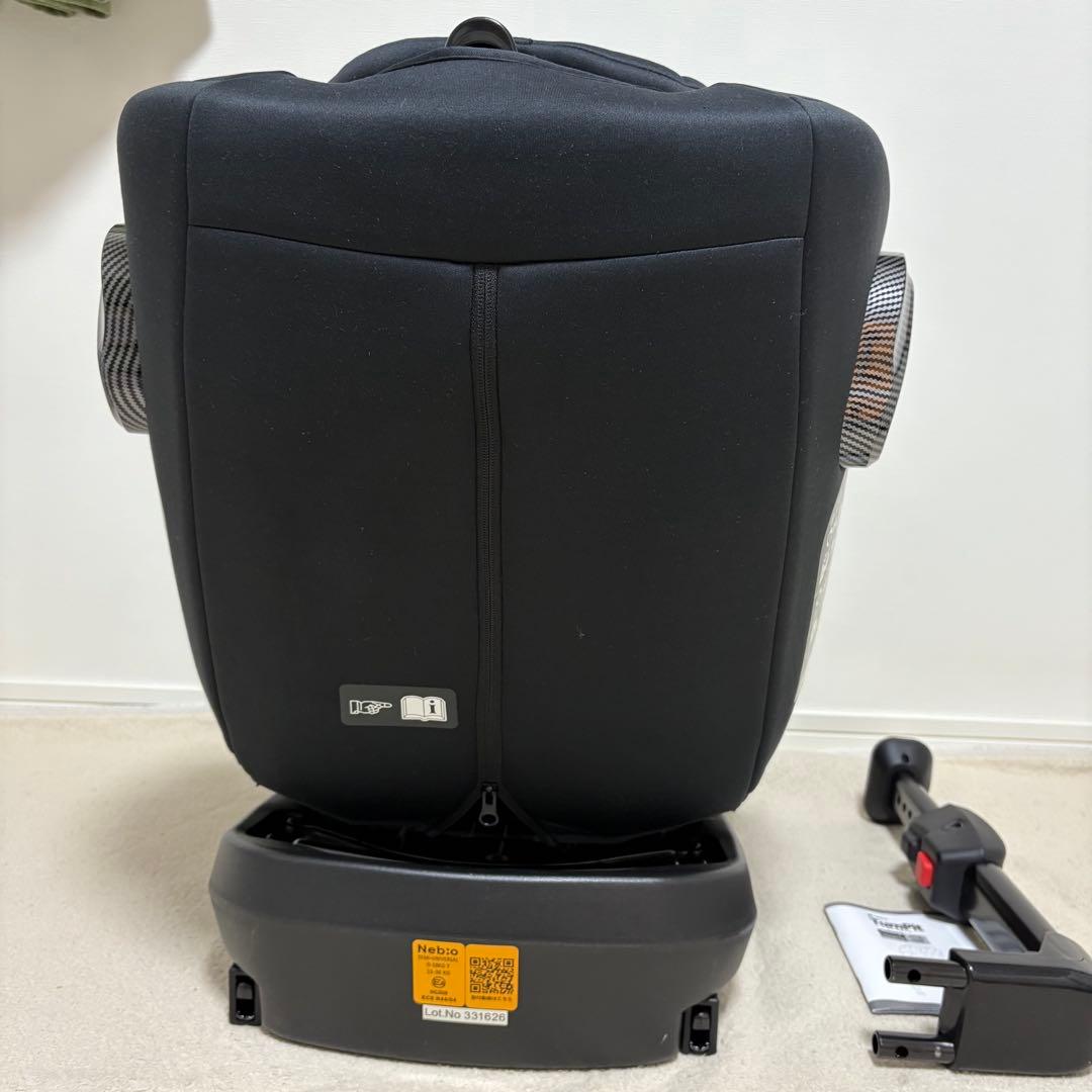 美品✨　ネビオ　nebio ターンピット　ISOFIX　ブラック　新生児　11歳