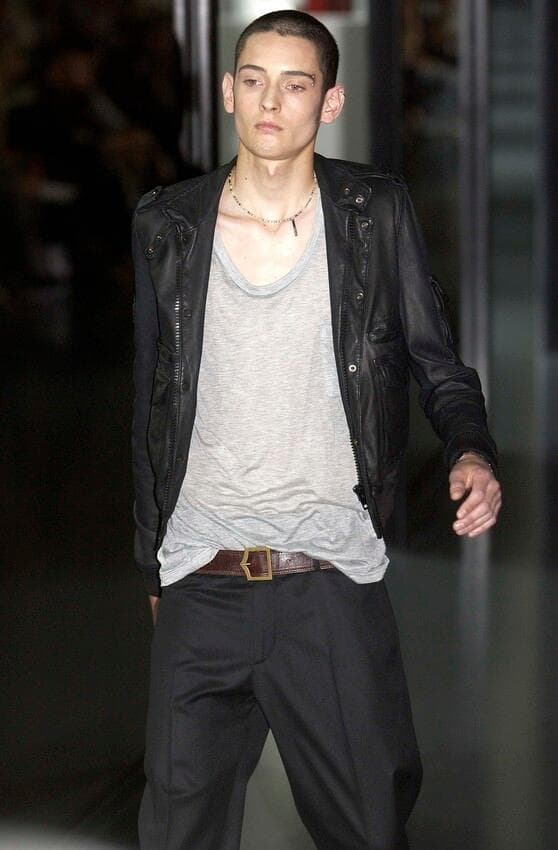 未使用 05SS DIOR HOMME タンクトップ グレー size:L