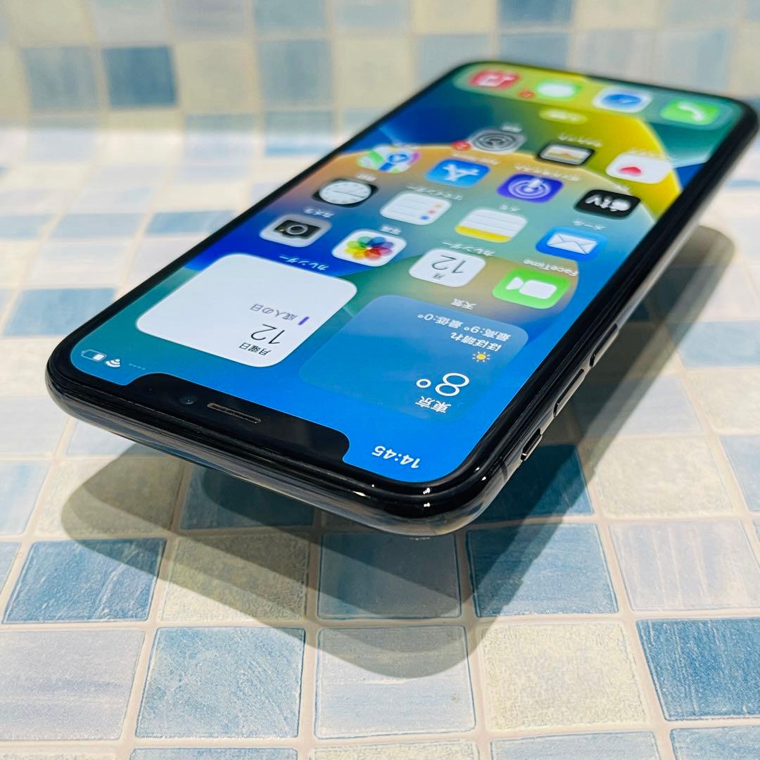 SIMフリー iPhoneX 256GB スペースグレイ バッテリー新品