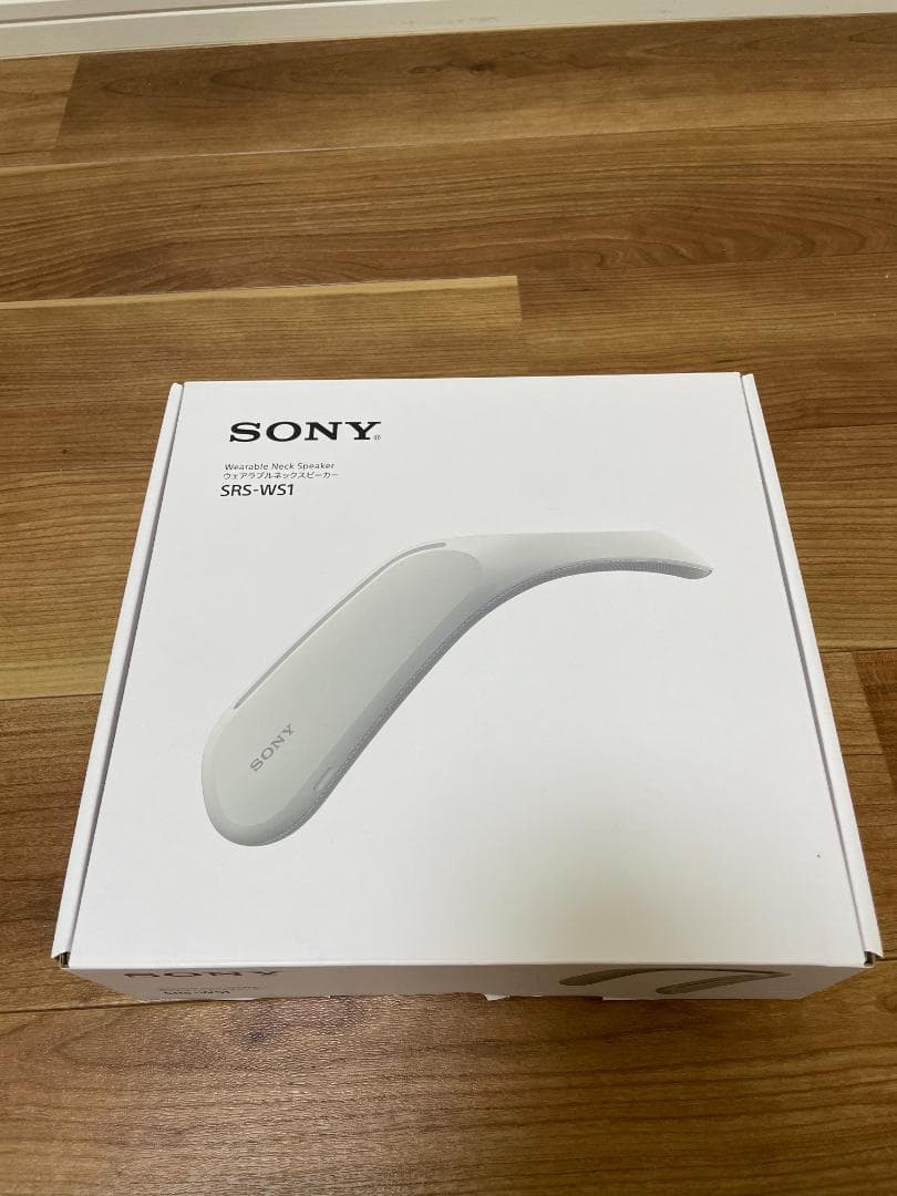 【極美品】SONY ウェアラブルネックスピーカー SRS-WS1