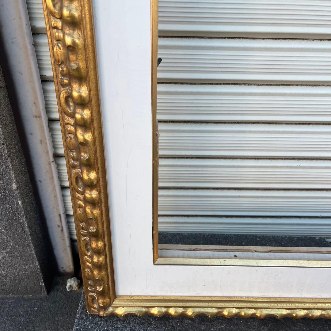 P50号 額縁 大型 ゴールド装飾 油彩用 アンティーク調 絵画フレーム