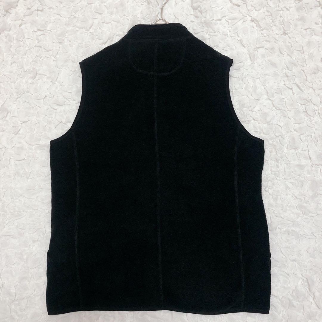 DANTON ダントン　ブラック　黒　フリースベスト　スナップボタン　サイズ40