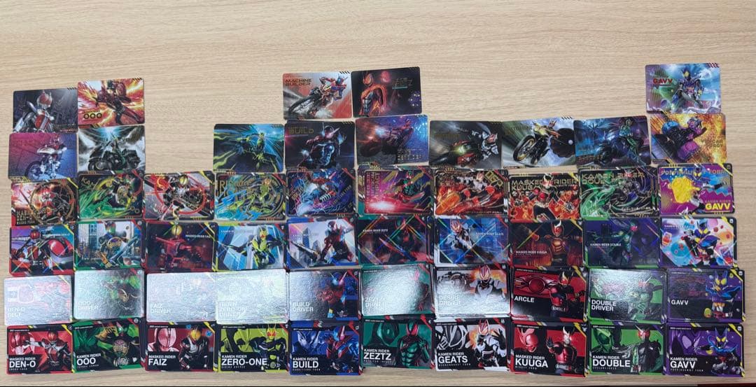 仮面ライダー スクラッチカードダス　大量　プロフ必読