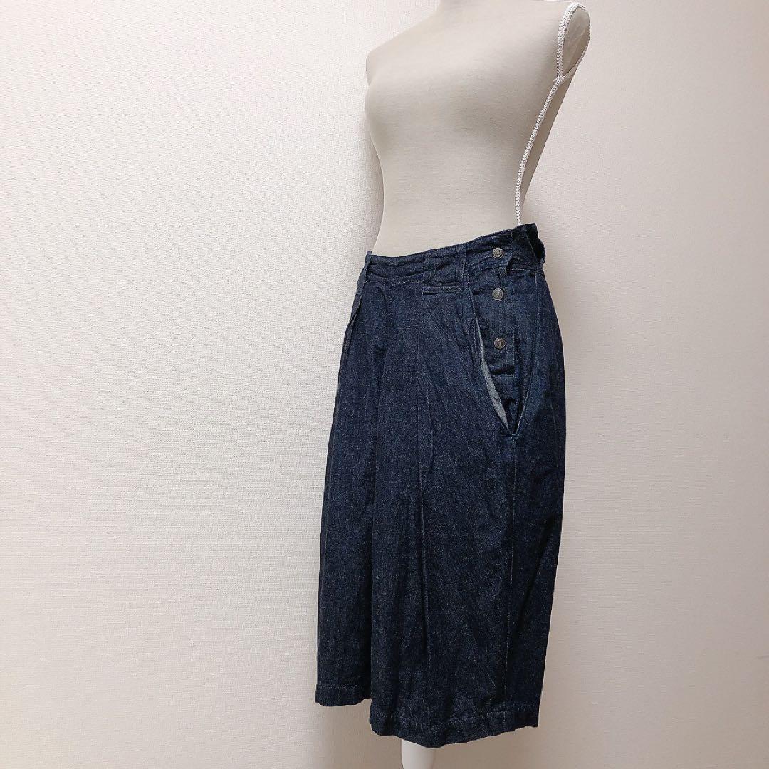 KAPITAL★キャピタル★デニム★ワイドハーフパンツ★ガウチョパンツ★1