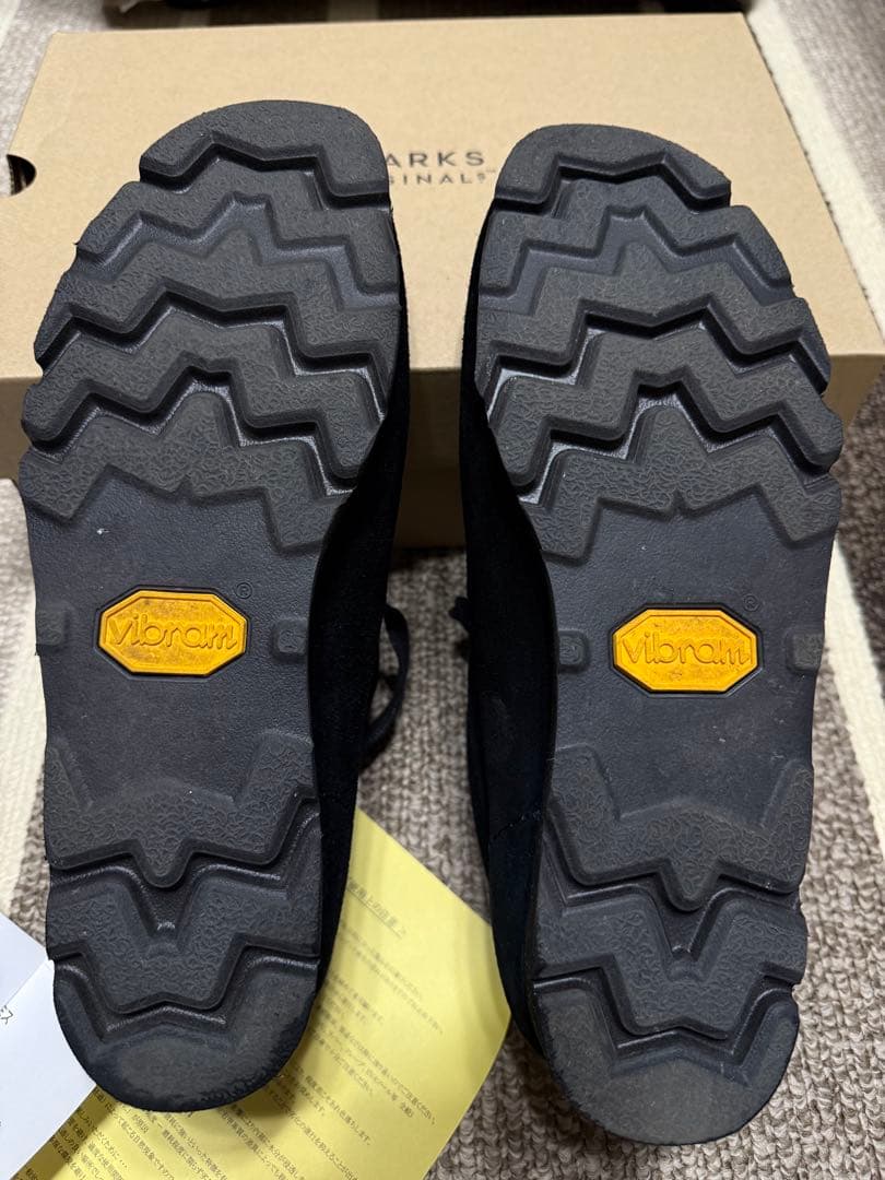 clarks ワラビークラークス　GORE-TEX 黒　UK7.5 26cm