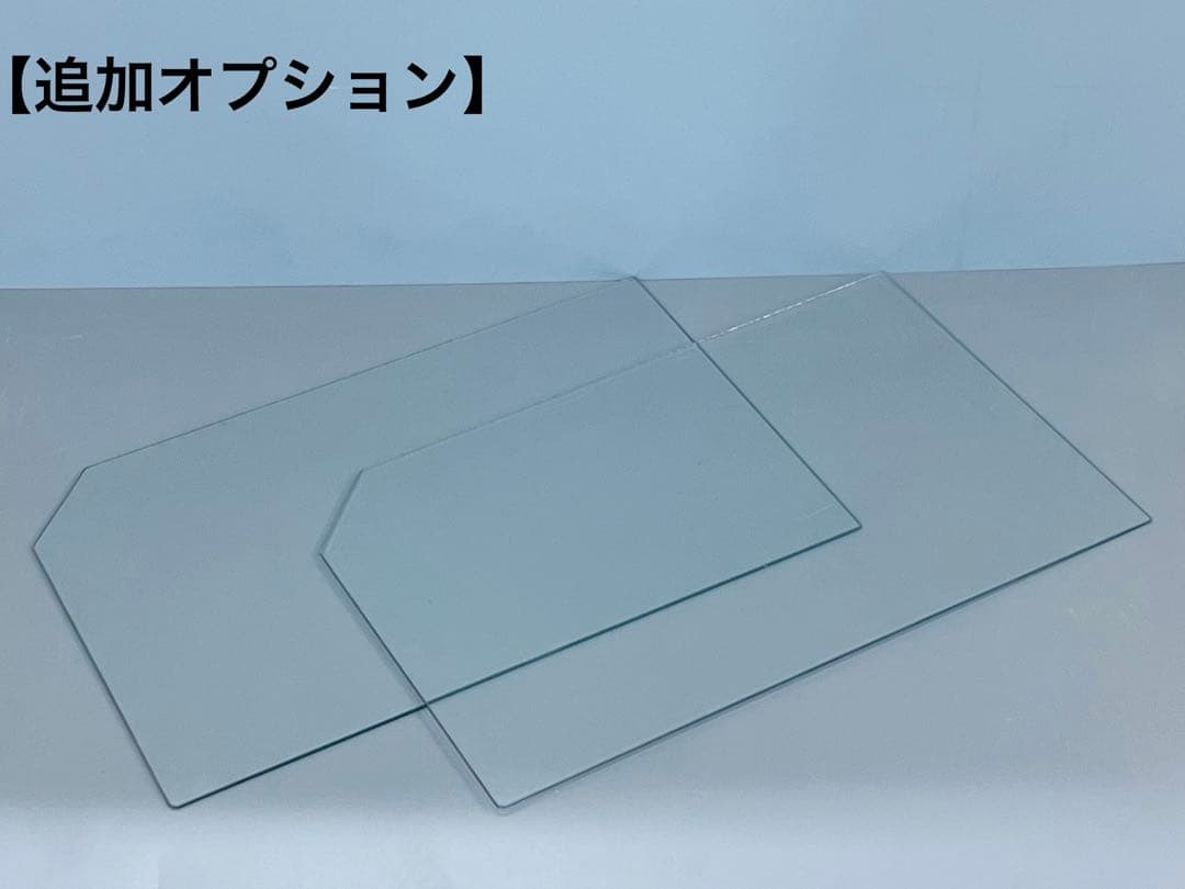 1200ｘ450ｘ600㎜オールガラス オーバーフロー水槽 フランジ加工付き
