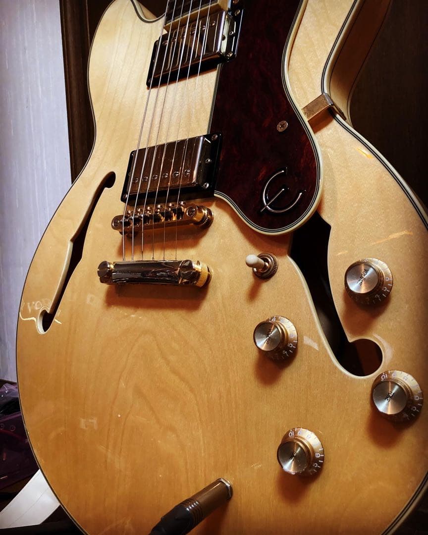 Epiphone Sheraton Ⅱ pro NA セミアコ ハードケース付