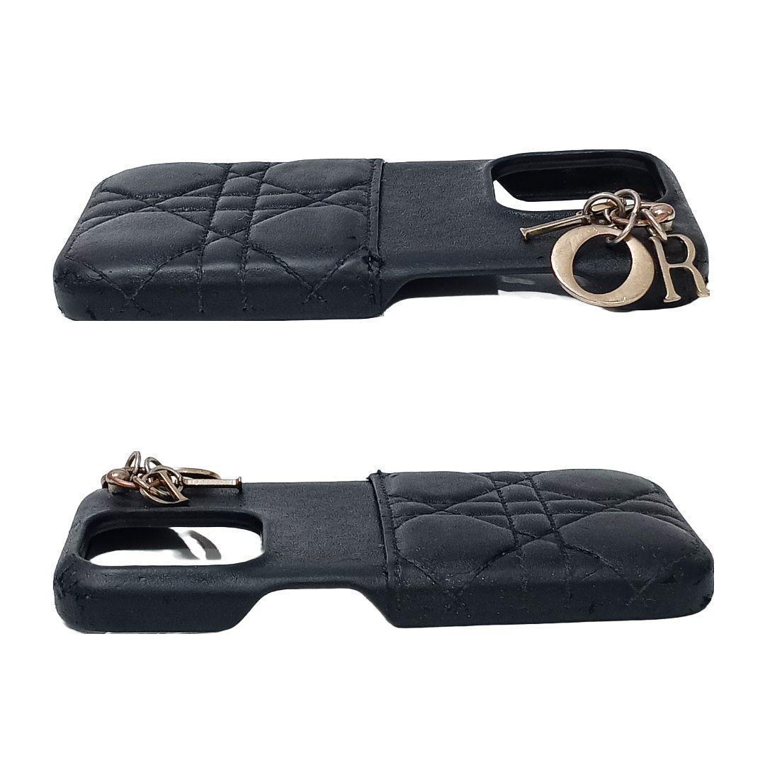 クリスチャンディオール iPhone14proケース ブラック 黒 DIOR