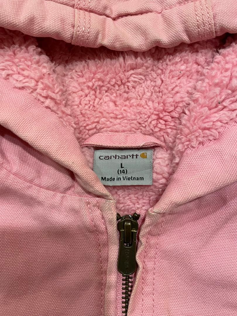 s*a様 希少品 Carhartt アクティブジャケット ピンク ボア カーハー