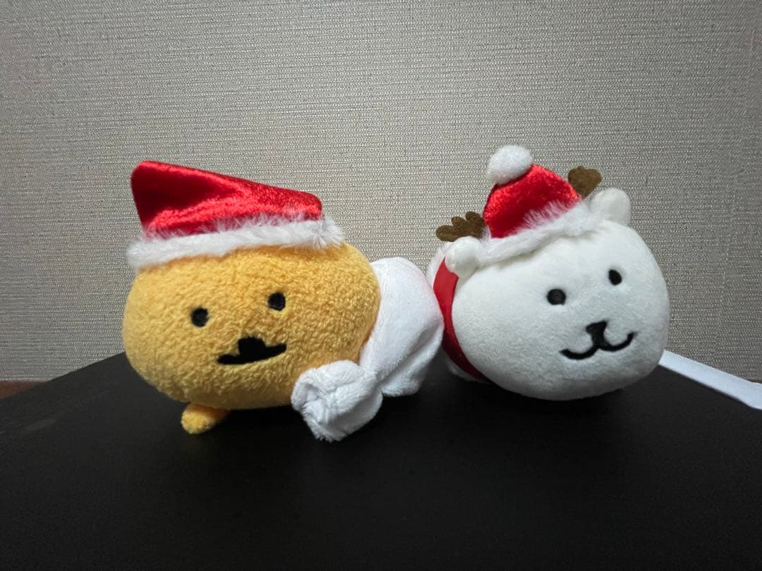自分ツッコミくま　もぐらコロッケ　ごろごろぬいぐるみS（サンタ）セット