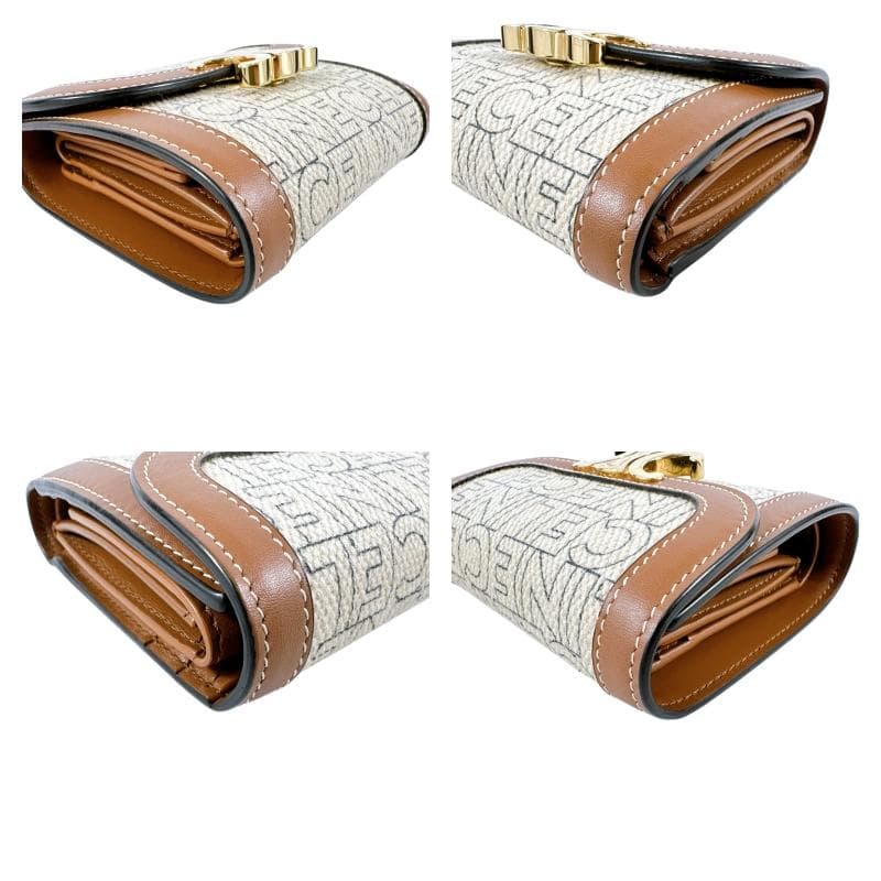 CELINE セリーヌ トリオンフ スモールフラップウォレット 三つ折り財布