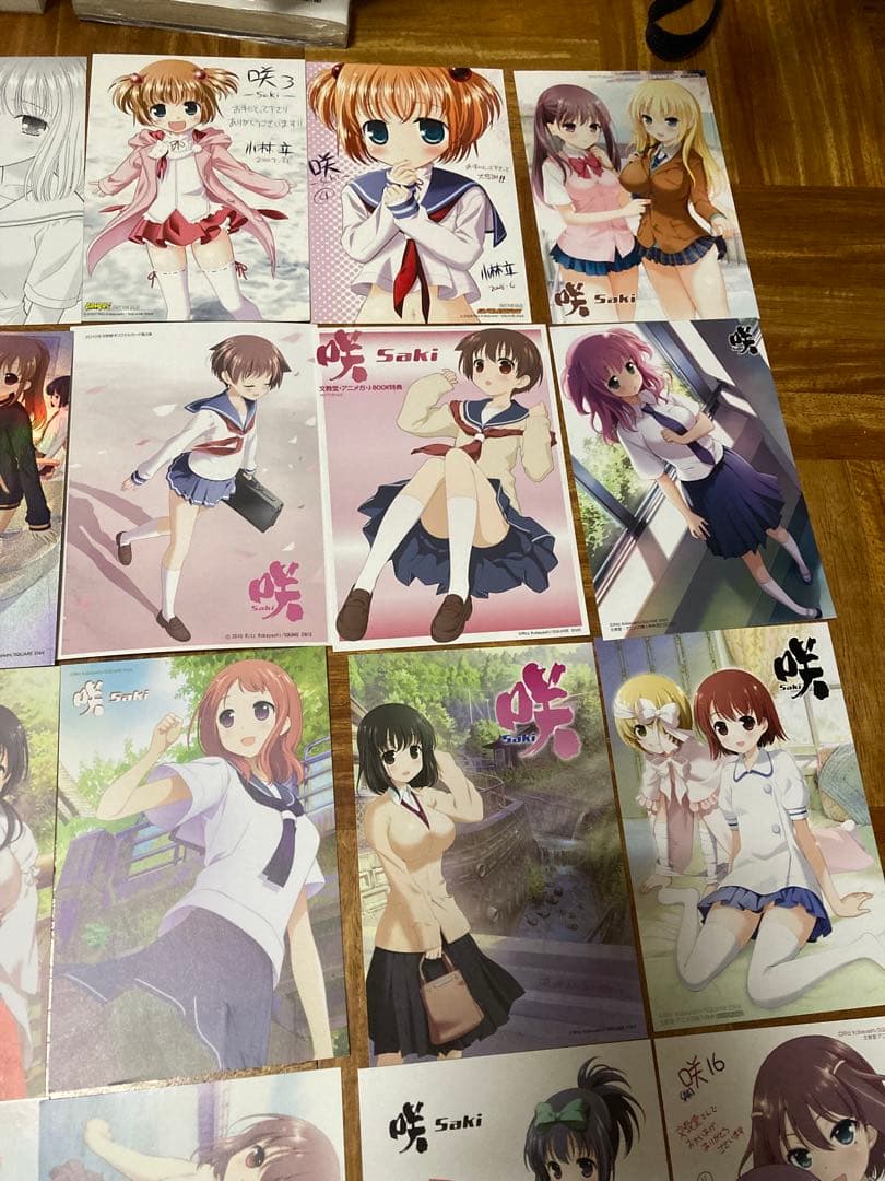 咲‐Saki‐ 1~17巻まで 店舗購入特典 ポストカード 大量まとめ売り