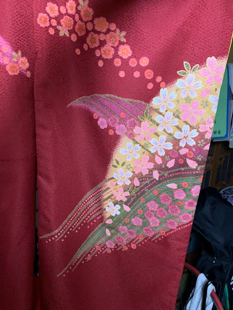 極美品　振袖　成人式　二十歳のつどい　結婚式