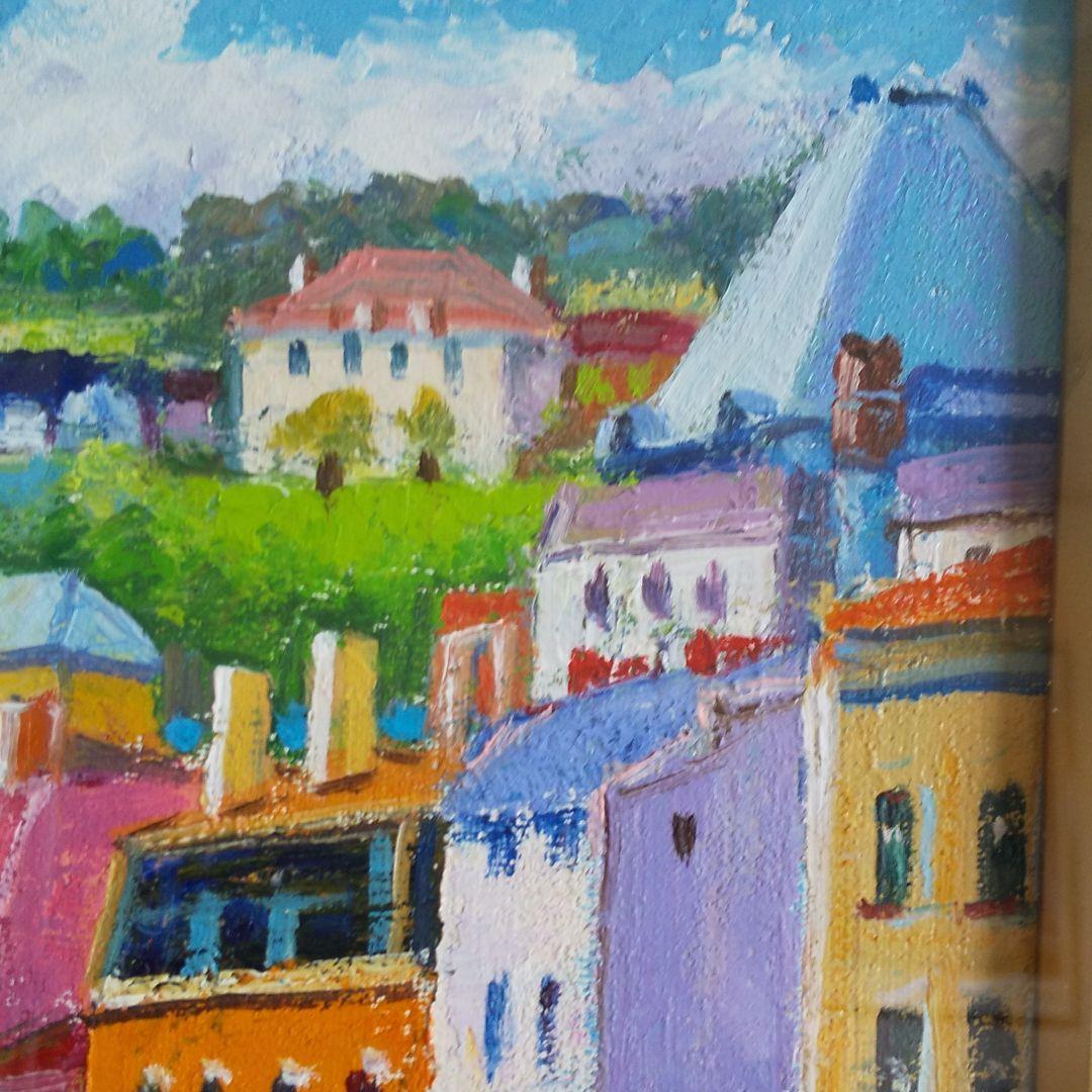 半澤国雄 パリの街 F4号