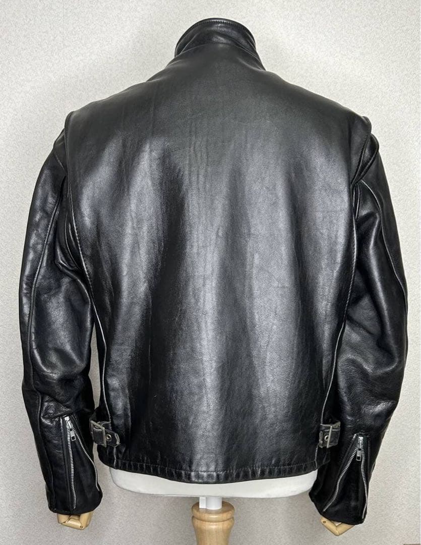 ③schott【42】641ライナー付 米国製◇革ジャンninjaハーレーgpz