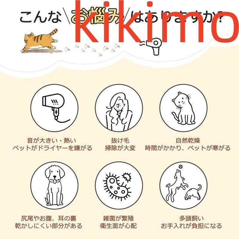 ペット ドライヤー ハウス ボックス 猫 犬 ペット用ドライヤー 乾燥 62L