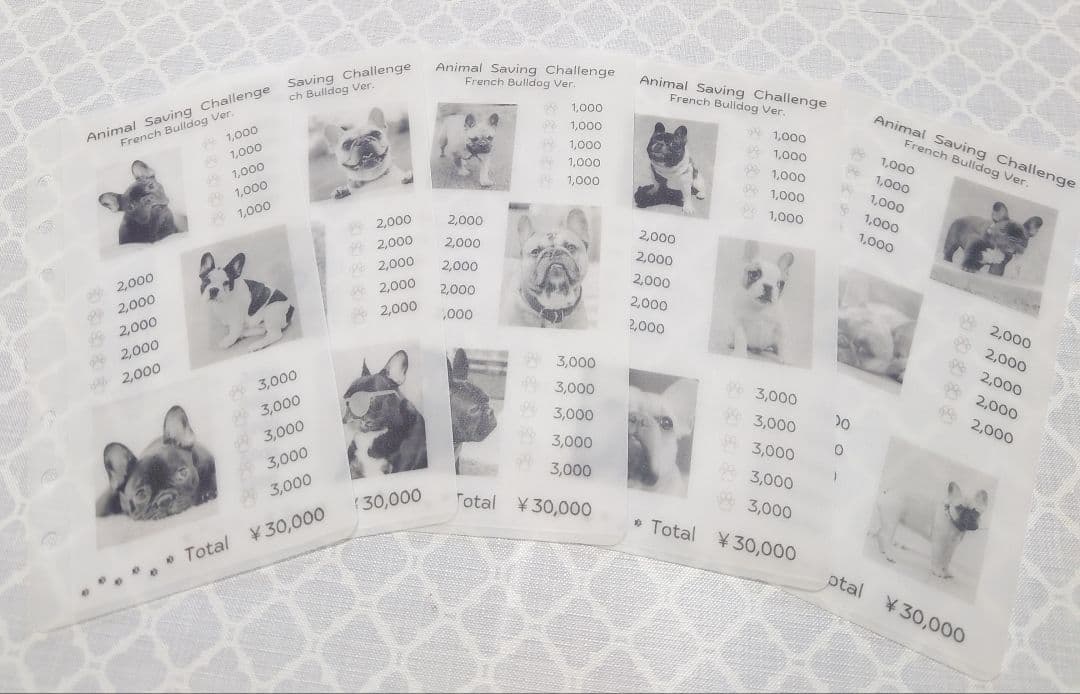 maruko.　30DaysSavingChallengeリフィル2セット